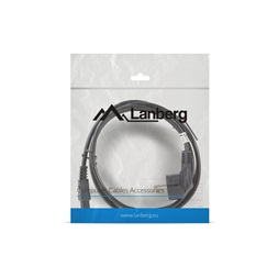 Lanberg CA-C5CA-11CC-0018-BK CEE 7/7 (MICKEY)->IEC 320 C5 VDE fekete tápkábel 1,8m