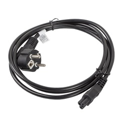 Lanberg CA-C5CA-11CC-0018-BK CEE 7/7 (MICKEY)->IEC 320 C5 VDE fekete tápkábel 1,8m