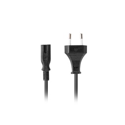 Lanberg CA-C7CA-11CC-0018-BK 320 C7 EURO 2,5A VDE fekete tápkábel 1,8m