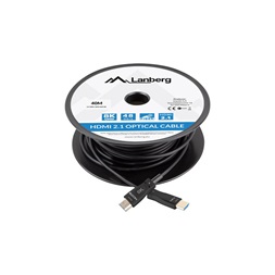 Lanberg CA-HDMI-30FB-0400-BK 40m 8K 60Hz HDMI fekete kábel