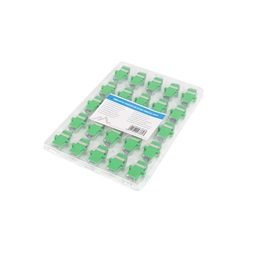 Lanberg FA-SCAP-SS01-2501-TR Monomódusú SC/APC simplex optikai toldó 25db/csomag