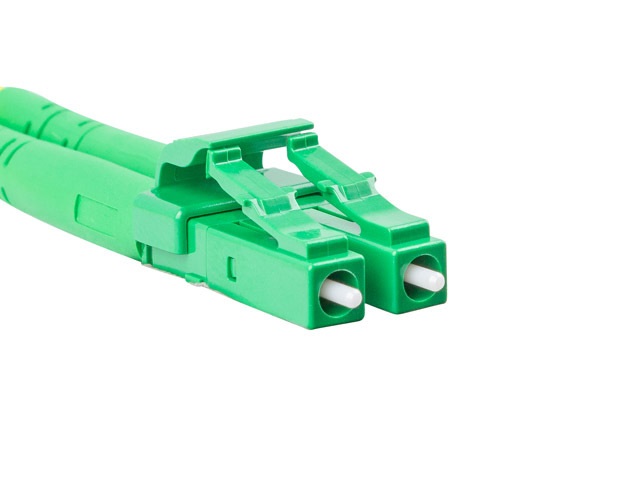 Lanberg FO-LALA-SD11-0050-YE duplex optikai patch kábel 4xLC/APC csatlakozóval, duplex 9/125 LSZH, 5m