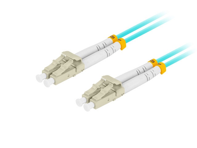 Lanberg FO-LULU-MD31-0020-TQ duplex optikai patch kábel 4xLC/UPC csatlakozóval, 50/125 LSZH OM3, 2m