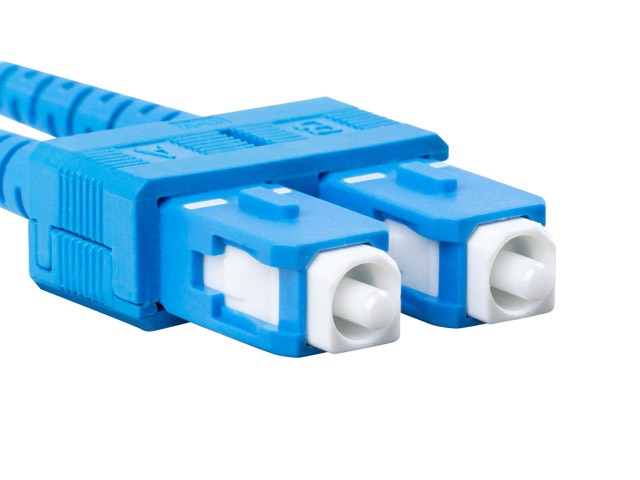 Lanberg FO-SUSU-SD11-0100-YE duplex optikai patch kábel 4xSC/UPC csatlakozóval, duplex 9/125 LSZH, 10m
