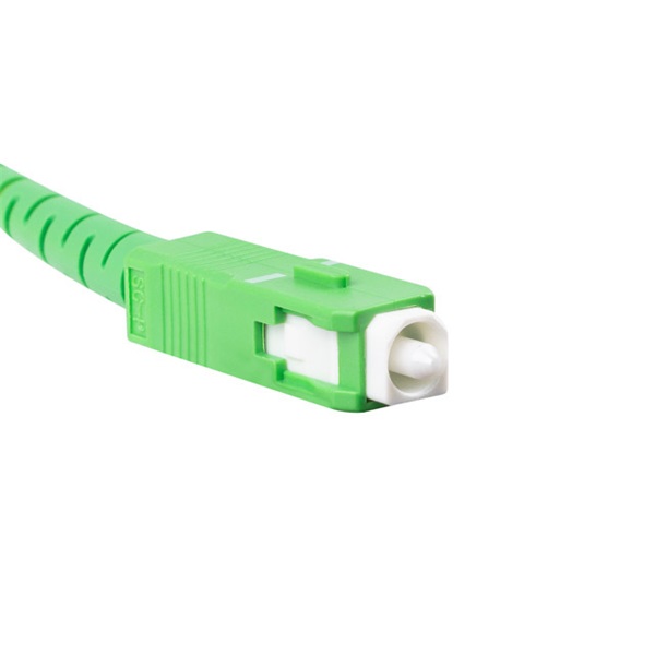 Lanberg FO-SASA-SS31-0300-WH Monomódusú szimplex optikai patch kábel 2xSC/APC csatlakozóval 30m