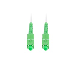 Lanberg FO-SASA-SS31-0400-WH Monomódusú szimplex optikai patch kábel 2xSC/APC csatlakozóval 40m