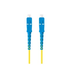 Lanberg FO-SUSU-SS11-0020-YE Monomódusú szimplex optikai patch kábel 2xSC/UPC csatlakozóval 2m