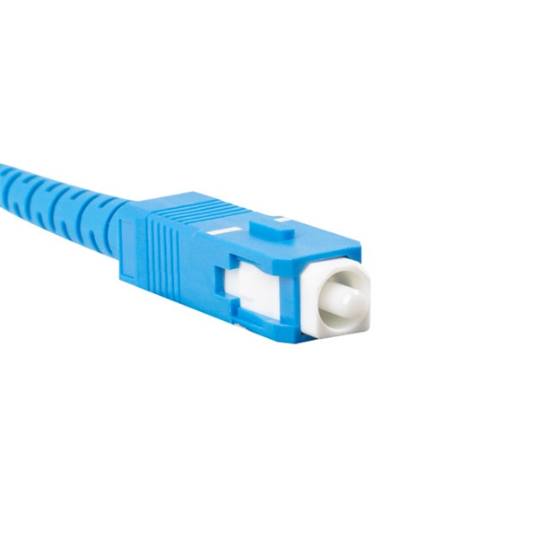 Lanberg FO-SUSU-SS11-0020-YE Monomódusú szimplex optikai patch kábel 2xSC/UPC csatlakozóval 2m