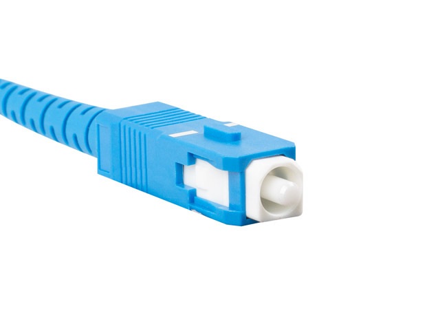 Lanberg FO-SUSU-SS11-0020-YE Monomódusú szimplex optikai patch kábel 2xSC/UPC csatlakozóval 2m