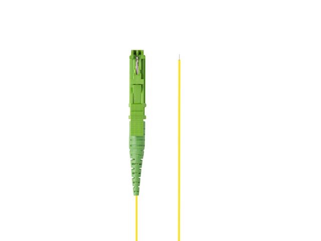 Lanberg FP-E200-SE11-0030-YE Monomódusú E2000/APC optikai pigtail kábel 2m