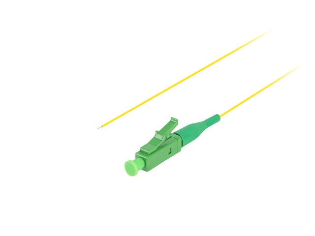 Lanberg FP-LCAP-SE11-0020-YE Monomódusú LC/APC optikai pigtail kábel 2m