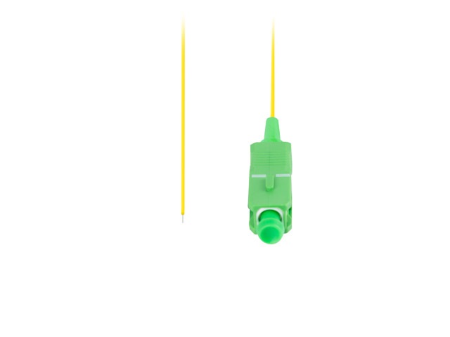 Lanberg FP-SCAP-SE11-0020-YE Monomódusú SC/APC optikai pigtail kábel 2m