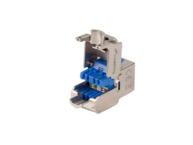 Lanberg KSF5-4000 Cat.5e FTP árnyékolt szerszám nélkül szerelhető Keystone Jack