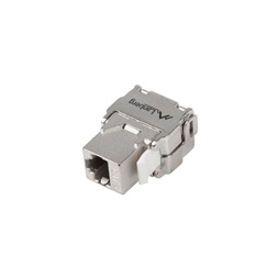 Lanberg KSF6-2000 Cat.6 FTP 180°-os szerszám nélkül szerelhető árnyékolt RJ45 Keystone jack