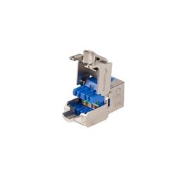 Lanberg KSF6-4000 Cat.6 FTP árnyékolt szerszám nélkül szerelhető Keystone Jack