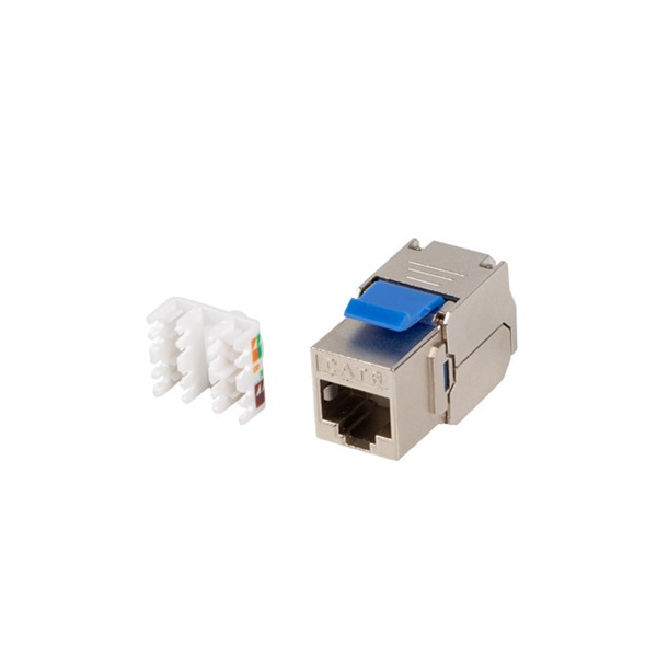 Lanberg KSF6-4000 Cat.6 FTP árnyékolt szerszám nélkül szerelhető Keystone Jack