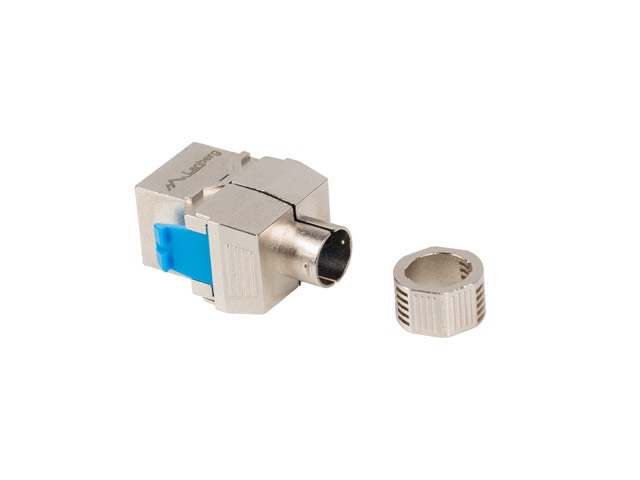 Lanberg KSF8-4000 Cat.8.1 FTP árnyékolt szerszám nélkül szerelhető Keystone Jack
