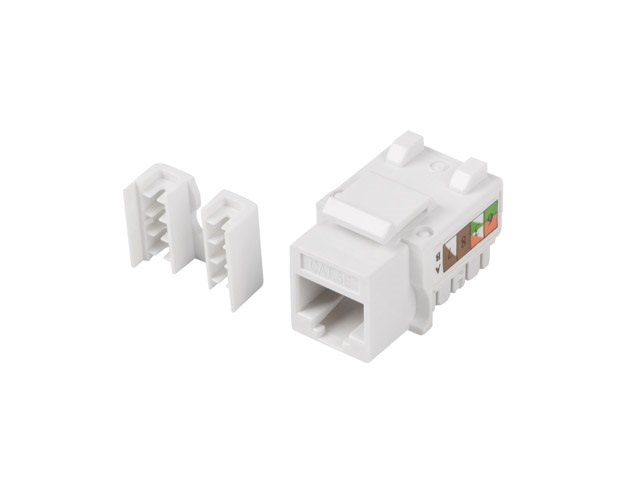 Lanberg KSU5-1090 Cat.5e UTP 90°-os betűzős árnyékolatlan RJ45 Keystone jack