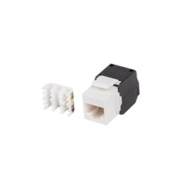 Lanberg KSU6-4000 Cat.6 UTP árnyékolatlan szerszám nélkül szerelhető Keystone Jack