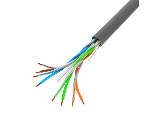 Lanberg LCF5-11CC-0305-S FTP CCA 100Mb/s 100 MHz 305m árnyékolt réz bevonatú alumínium patch kábel