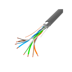 Lanberg LCF5-10CC-0305-S FTP CCA 1Gb/s 100MHz 305m árnyékolatlan réz bevonatú alumínium fali kábel