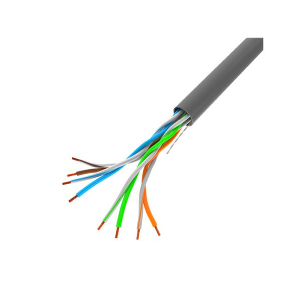 Lanberg LCU5-10CC-0305-S Cat5E UTP CCA 100Mb/s 100 MHz 305m árnyékolatlan réz bevonatú alumínium fali kábel