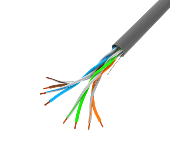 Lanberg LCU5-10CC-0305-S Cat5E UTP CCA 100Mb/s 100 MHz 305m árnyékolatlan réz bevonatú alumínium fali kábel