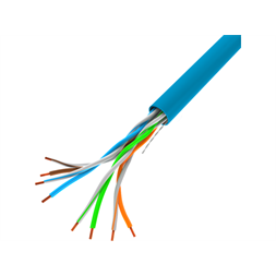 Lanberg LCU5-10CC-0305-B UTP CCA 100Mb/s 100MHz 305m árnyékolatlan réz bevonatú alumínium kék fali kábel