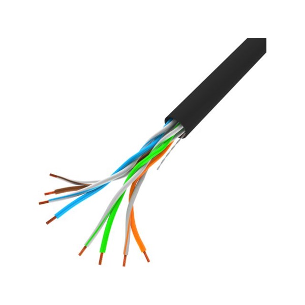 Lanberg LCU5-12CU-0305-BK Cat.5e U/UTP AWG24 PVC CU 305m árnyékolatlan fekete fali kábel