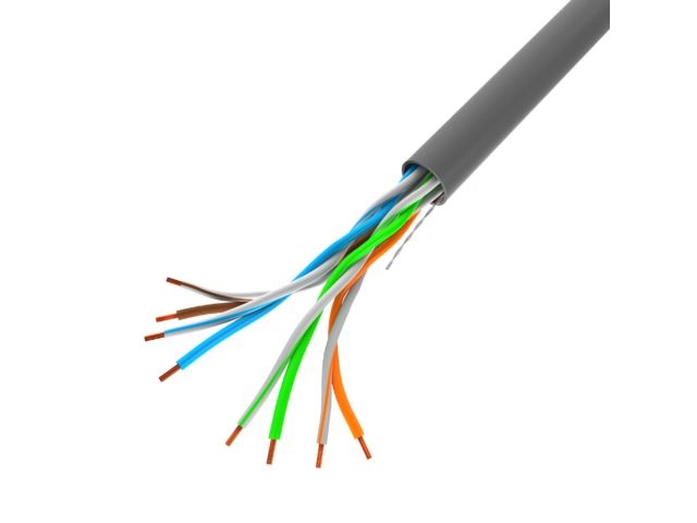 Lanberg LCU5-12CU-0305-S Cat.5e U/UTP AWG24 PVC CU 305m árnyékolatlan szürke fali kábel