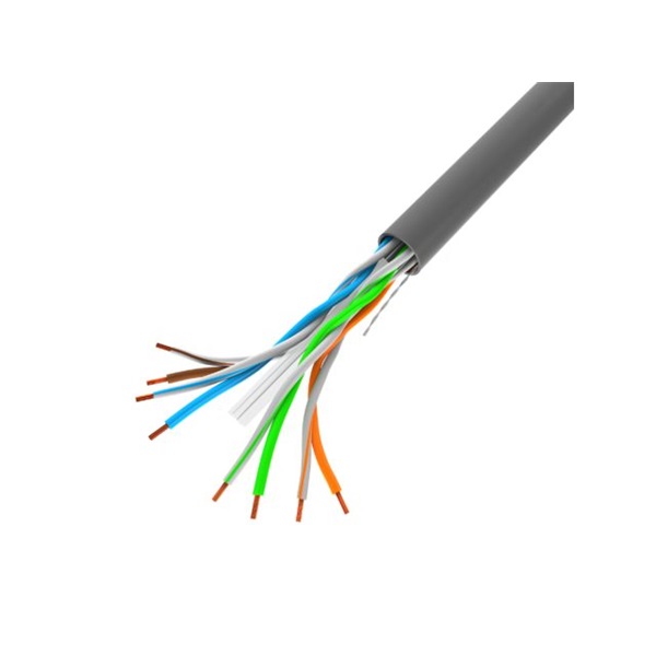 Lanberg LCU6-11CU-0305-S Cat.6 U/UTP AWG24 Eca PVC 305m árnyékolatlan szürke fali kábel