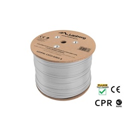 Lanberg LCUF6L-11CU-0305-S Cat.6 U/FTP AWG23 Dca LSZH 305m árnyékolt szürke fali kábel