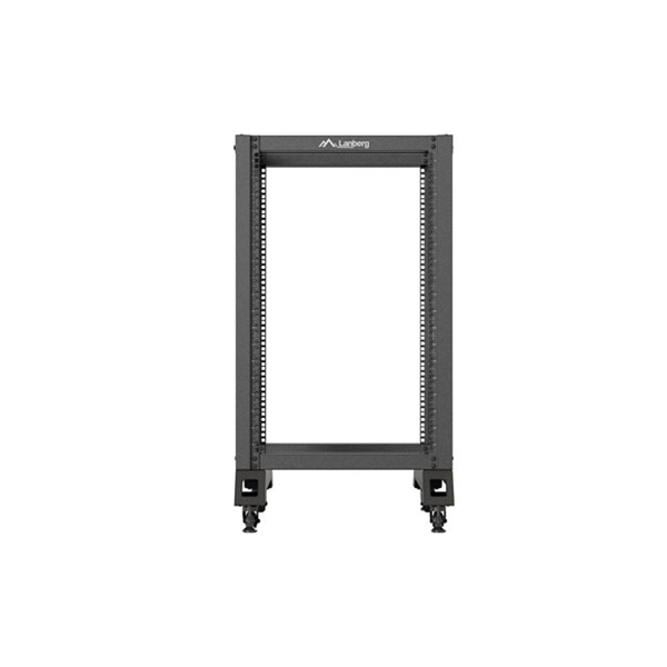 Lanberg OR01-6818-B 19" 18U SZÉL:600mm MÉLY:800mm MAG:981mm lapraszerelt fekete rack keret