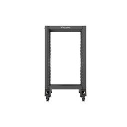 Lanberg OR01-6818-B 19" 18U SZÉL:600mm MÉLY:800mm MAG:981mm lapraszerelt fekete rack keret