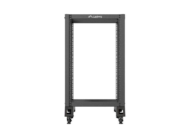Lanberg OR01-6818-B 19" 18U SZÉL:600mm MÉLY:800mm MAG:981mm lapraszerelt fekete rack keret