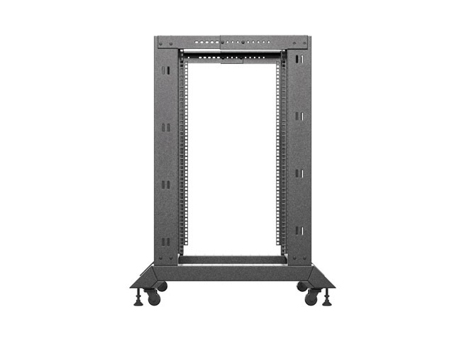 Lanberg OR01-6818-B 19" 18U SZÉL:600mm MÉLY:800mm MAG:981mm lapraszerelt fekete rack keret