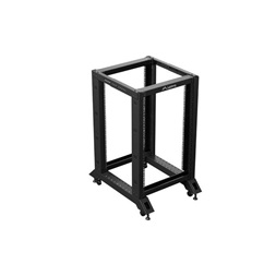 Lanberg OR01-6818-B 19" 18U SZÉL:600mm MÉLY:800mm MAG:981mm lapraszerelt fekete rack keret