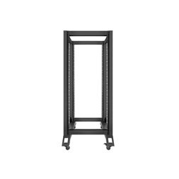 Lanberg OR01-6827-B 19" 27U SZÉL:600mm MÉLY:800mm MAG:1472mm lapraszerelt fekete rack keret