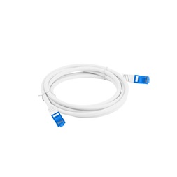 Lanberg PCF6A-10CC-0100-W Cat.6A S/FTP LSZH réz bevonatú alumínium fehér patch kábel 1m