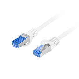 Lanberg PCF6A-10CC-0100-W Cat.6A S/FTP LSZH réz bevonatú alumínium fehér patch kábel 1m