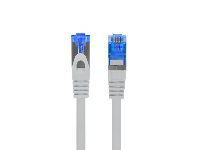 Lanberg PCF6A-10CC-2000-S Cat.6A S/FTP CCA AWG26 LSZH árnyékolt szürke patch kábel 20m