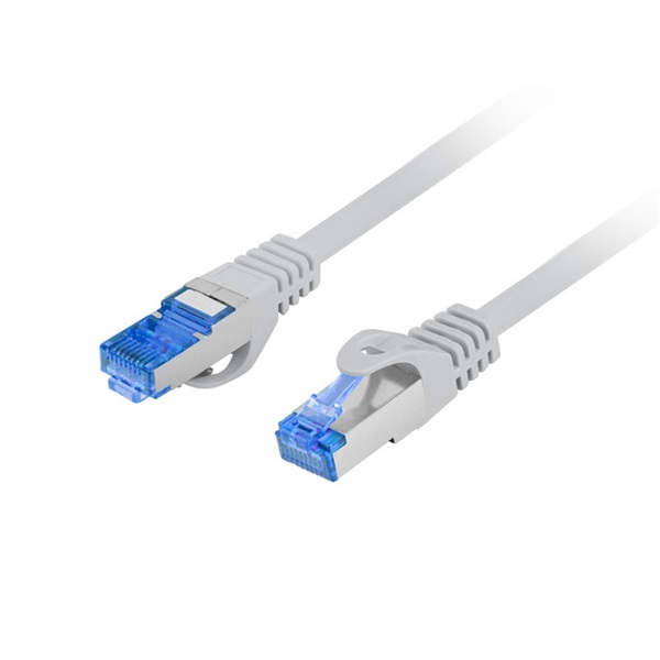 Lanberg PCF6A-10CC-2000-S Cat.6A S/FTP CCA AWG26 LSZH árnyékolt szürke patch kábel 20m