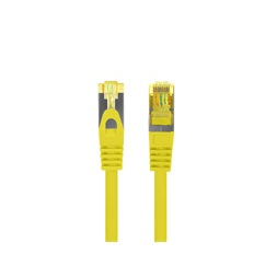 Lanberg PCF6A-10CU-0050-Y Cat.6A S/FTP AWG27 LSZH árnyékolt sárga patch kábel 0,50m
