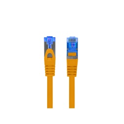Lanberg PCF6A-10CC-0300-O Cat.6A S/FTP LSZH CCA árnyékolt réz bevonatú alumínium narancs patch kábel 3m