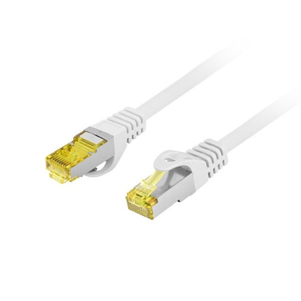 Lanberg PCF6A-10CU-0200-S Cat.6A S/FTP AWG27 LSZH árnyékolt szürke patch kábel 2m