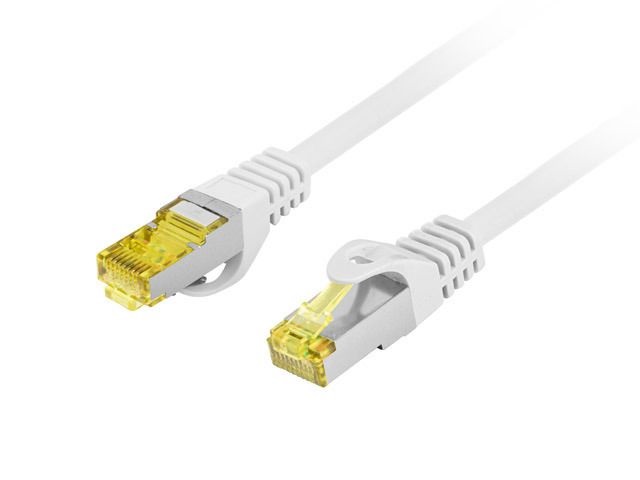 Lanberg PCF6A-10CU-0500-S Cat.6A S/FTP AWG27 LSZH árnyékolt szürke patch kábel 5m
