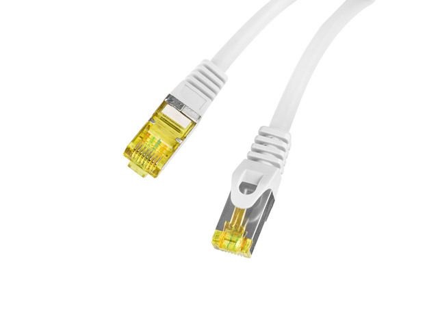 Lanberg PCF6A-10CU-0500-S Cat.6A S/FTP AWG27 LSZH árnyékolt szürke patch kábel 5m