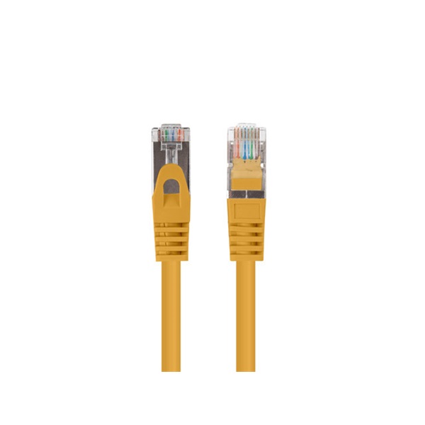 Lanberg PCF6-10CC-3000-Y Cat.6 FTP CCA árnyékolt réz bevonatú alumínium sárga patch kábel 30m