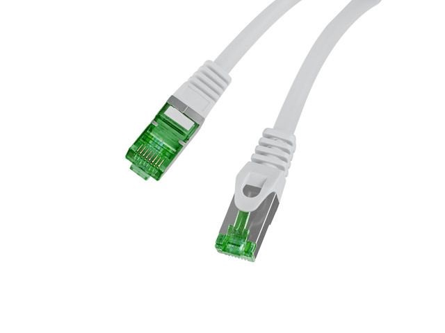 Lanberg PCF7-10CU-0050-S Cat.7 S/FTP AWG26 LSZH árnyékolt szürke patch kábel 0,5m