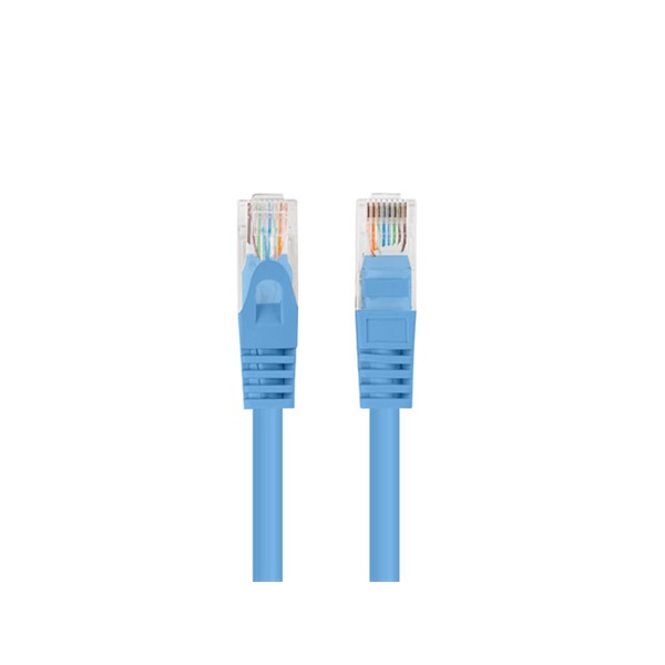Lanberg PCU5-10CC-0025-B Cat.5e U/UTP PVC CCA árnyékolatlan réz bevonatú alumínium kék patch kábel 0,25m